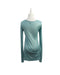 A Teal Long Sleeve Tops from Seraphine in size XS for maternity. (Back View)