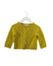 A Yellow Cardigans from Bonpoint in size 12-18M for girl. (Front View)