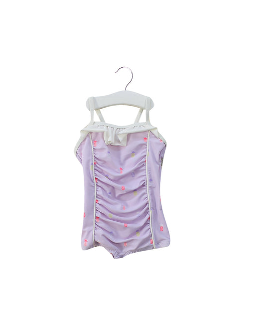 A Purple Swimsuits from Janie & Jack in size 6-12M for girl. (Front View)