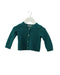 A Teal Cardigans from Bonpoint in size 6-12M for girl. (Front View)
