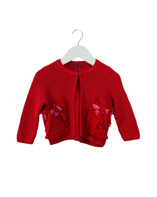 A Red Cardigans from Nicholas & Bears in size 2T for girl. (Front View)