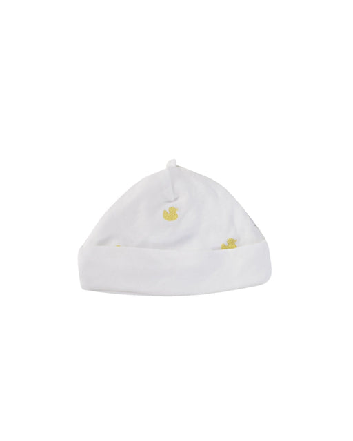 A White Beanies from Jojo Maman Bébé in size Newborn for neutral. (Front View)