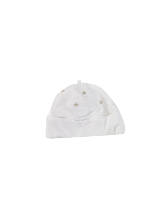 A White Beanies from Jojo Maman Bébé in size Newborn for neutral. (Front View)