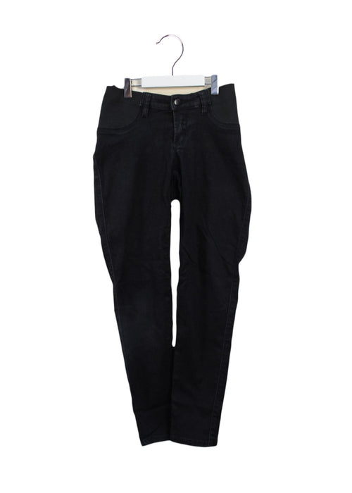 A Black Jeans from Ripe in size S for maternity. (Front View)