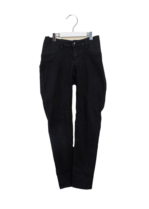 A Black Jeans from Ripe in size S for maternity. (Front View)