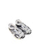 A Silver Sneakers from Saucony in size 4T for boy. (Front View)