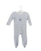 A Blue Onesies from Seed in size 6-12M for boy. (Front View)