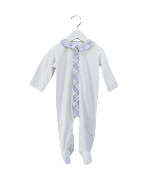 A White Onesies from Jacadi in size 3-6M for boy. (Front View)