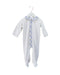 A White Onesies from Jacadi in size 3-6M for boy. (Front View)