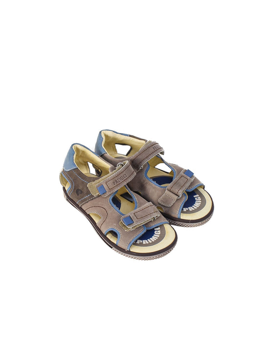 A Taupe Sandals from Primigi in size 5T for girl. (Front View)