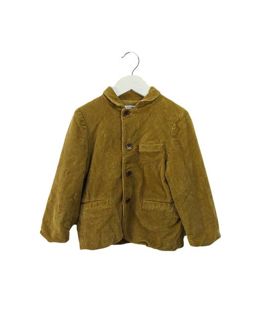 A Yellow Blazers from Caramel Baby & Child in size 4T for boy. (Front View)