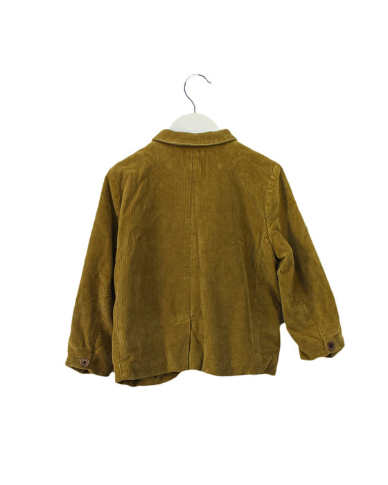 A Yellow Blazers from Caramel Baby & Child in size 4T for boy. (Back View)