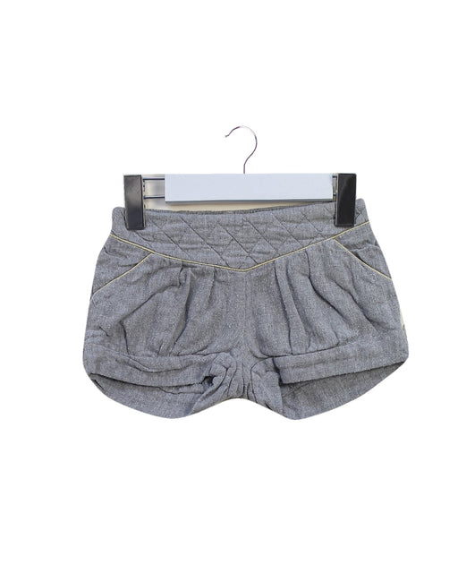 A Grey Shorts from Chloe in size 2T for girl. (Front View)