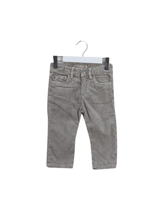 A Grey Casual Pants from Bonpoint in size 6-12M for girl. (Front View)