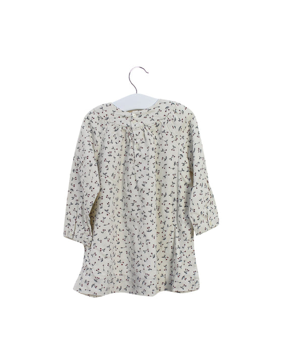 A Ivory Long Sleeve Dresses from Bonpoint in size 2T for girl. (Back View)