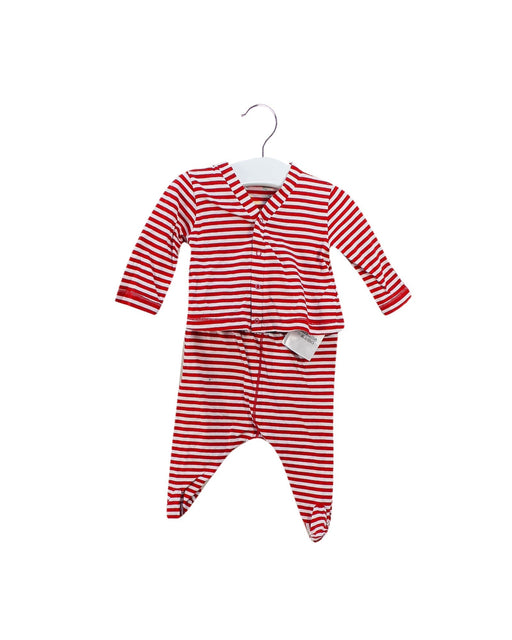 A Red Pyjama Sets from Gucci in size 0-3M for girl. (Front View)