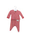 A Red Pyjama Sets from Gucci in size 0-3M for girl. (Front View)