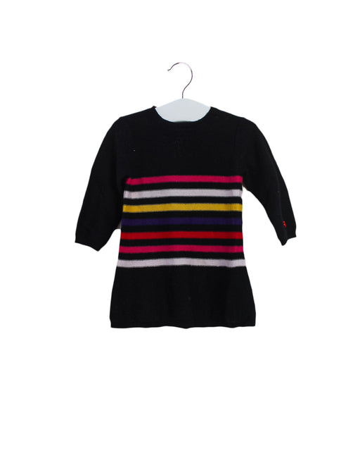 A Black Sweater Dresses from Sonia Rykiel in size 0-3M for girl. (Front View)