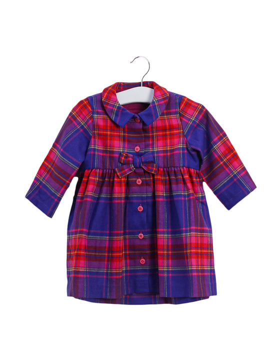 A Multicolour Long Sleeve Dresses from Il Gufo in size 6-12M for girl. (Front View)