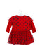 A Red Long Sleeve Dresses from Stella McCartney in size 3-6M for girl. (Front View)