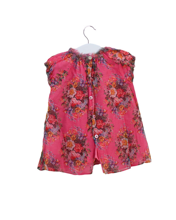A Pink Short Sleeve Dresses from Gucci in size 3-6M for girl. (Back View)