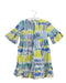 A Multicolour Short Sleeve Dresses from Il Gufo in size 3T for girl. (Front View)