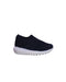 A Navy Slip Ons from Seed in size 3-6M for boy. (Back View)