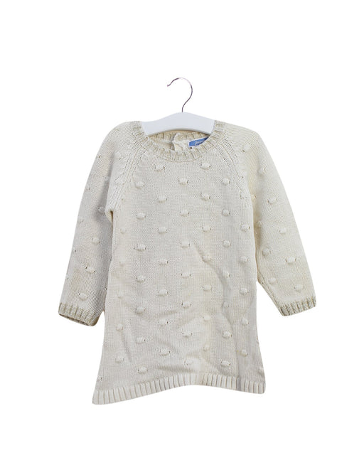 A Ivory Sweater Dresses from Jacadi in size 12-18M for girl. (Front View)
