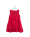 A Pink Sleeveless Dresses from Armani in size 4T for girl. (Front View)