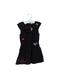 A Black Short Sleeve Dresses from Sonia Rykiel in size 4T for girl. (Front View)
