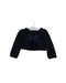 A Navy Cardigans from Jacadi in size 6-12M for girl. (Front View)