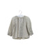 A Grey Long Sleeve Tops from Bonpoint in size 6-12M for girl. (Front View)