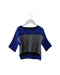A Blue Knit Sweaters from Miss Blumarine in size 6T for girl. (Front View)