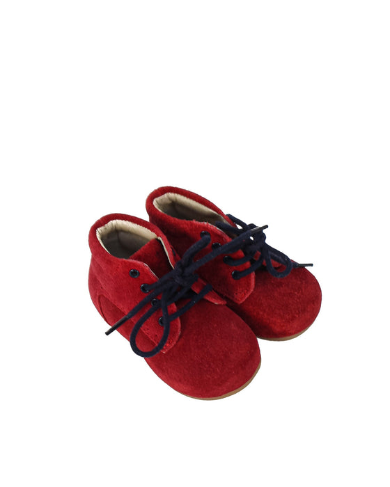 A Red Casual Boots from Jacadi in size 6-12M for girl. (Front View)