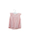 A Pink Sleeveless Tops from Petit Bateau in size 6-12M for girl. (Front View)
