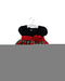 A Red Dress Sets from Bonnie Baby in size 3-6M for girl. (Front View)
