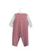 A Red Long Sleeve Jumpsuits from Familiar in size 3-6M for girl. (Back View)