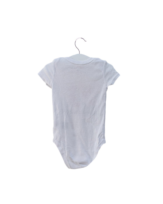 A White Short Sleeve Bodysuits from Calvin Klein in size 3-6M for girl. (Back View)