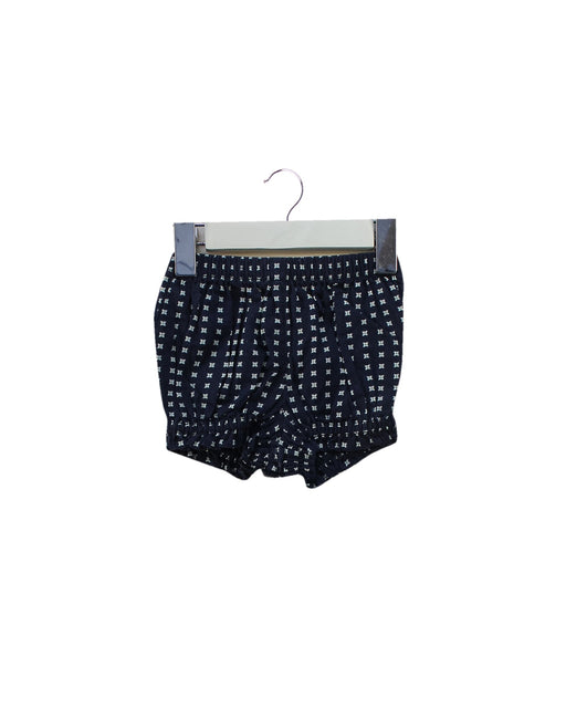 A Navy Bloomers from Tea in size 3-6M for girl. (Front View)