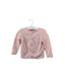 A Pink Cardigans from Petit Bateau in size 6-12M for girl. (Front View)