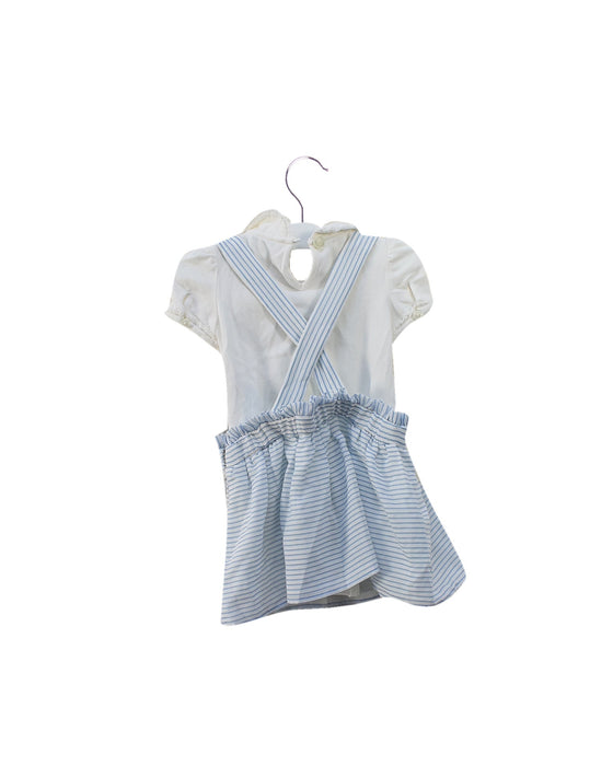 A Blue Short Sleeve Bodysuits from Nicholas & Bears in size 3-6M for girl. (Back View)