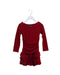 A Red Long Sleeve Dresses from Ralph Lauren in size 3T for girl. (Front View)