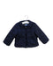 A Navy Puffer/Quilted Jackets from Jacadi in size 12-18M for girl. (Front View)