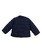 A Navy Puffer/Quilted Jackets from Jacadi in size 12-18M for girl. (Back View)