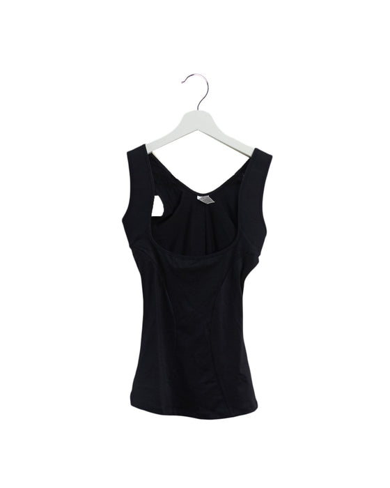 A Black Sleeveless Tops from Maidenform in size S for maternity. (Front View)