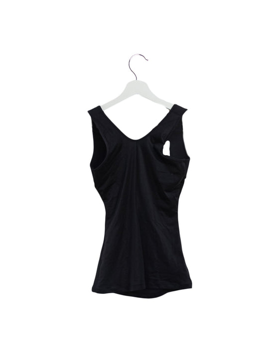 A Black Sleeveless Tops from Maidenform in size S for maternity. (Back View)