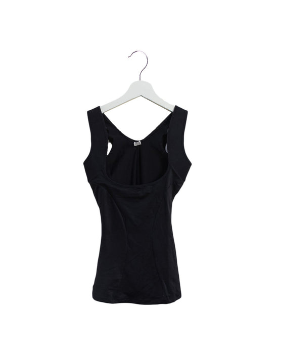 A Black Sleeveless Tops from Maidenform in size S for maternity. (Front View)