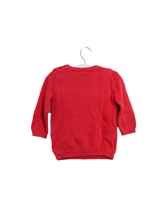 A Pink Crewneck Sweatshirts from Seed in size 0-3M for girl. (Back View)