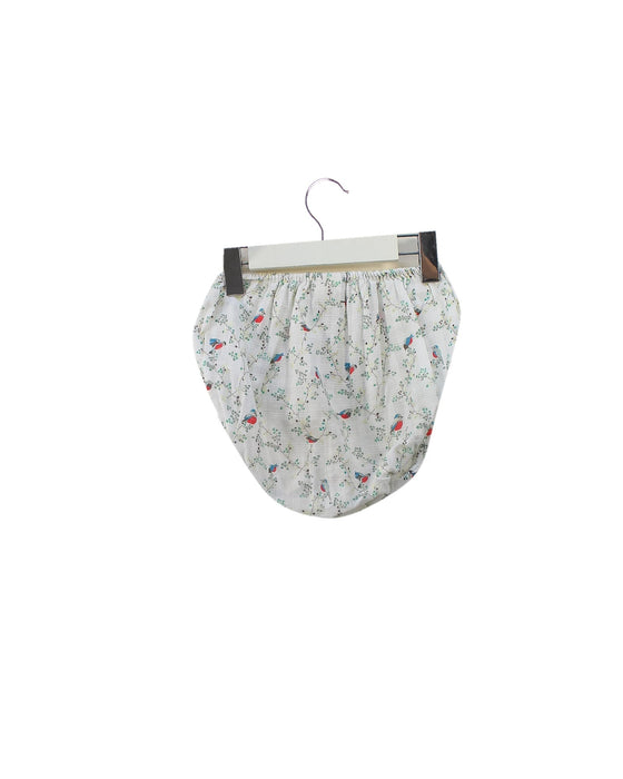A White Bloomers from Bonton in size 12-18M for girl. (Back View)
