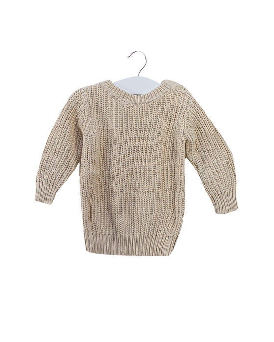 A Beige Knit Sweaters from Miann & Co in size 6-12M for girl. (Front View)